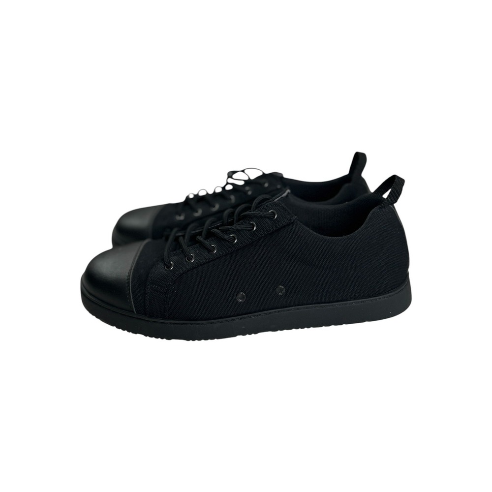 Woobies MOD-1 Low Top Tactical Shoes Triple Black Canvas Men's Size 12